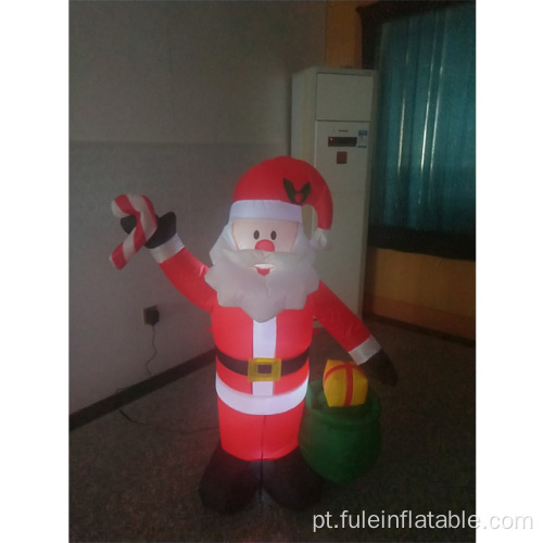 Papai Noel inflável para decoração de natal